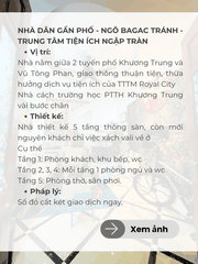 Khương Trung 30m2 - ngõ 3 gác tránh, gần phố