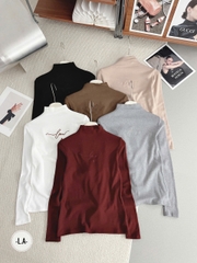 L02B Áo len tăm chữ LOVE cổ 3p thu đông