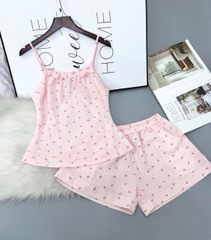 Y751A Đũi 2 dây quần đùi HỒNG nơ
