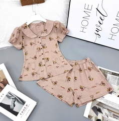 Y755B Đũi quần đùi BE mickey cổ sen