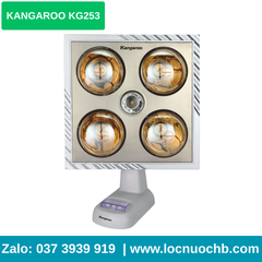 Đèn sưởi nhà tắm 4 bóng Kangaroo KG253