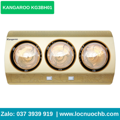 Đèn sưởi nhà tắm 3 bóng Kangaroo KG3BH01