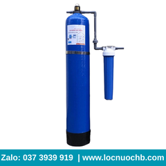 Bộ lọc thô đầu nguồn xử lý nước MÁY Composite van tay