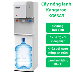Cây nước nóng lạnh hút bình Kangaroo KG63A3