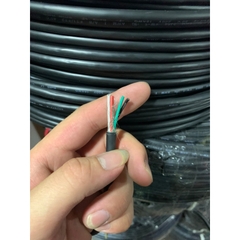 Dây cáp điện 4lõi 0.5  4x0.5 có bọc kim chống nhiễu( hàng tốt)