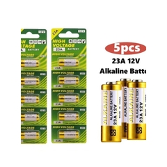 Vỉ 5 Viên Pin A23 Camelion 12V Thay Khiển Remote Cửa Cuốn , Pin Chuông Cửa