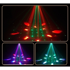 Đèn Moving 6 Mắt Bee Eyes Có Laser Dùng Cho Sân Khấu, Phòng Karaoke, Bar, Lounge, Phòng Bay...