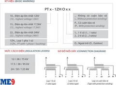 Biến điện áp 10kV khô ngoài trời Emic