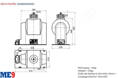 Biến điện áp 35kV trong nhà Emic