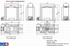 Biến dòng 22kV trong nhà 2 cuộn thứ cấp 5P5 Emic