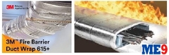 Bọc chống cháy cho ống gió 3M™ Fire Barrier Duct Wrap 615+