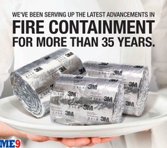Bọc chống cháy cho ống gió 3M™ Fire Barrier Duct Wrap 615+