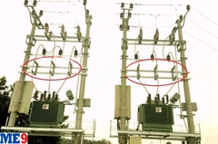 Cầu chì ống PK 35kV kèm đế