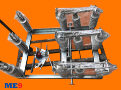 Cầu dao cách ly 24kV chém đứng trong nhà liền chì