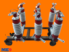 Cầu dao cách ly 24kV chém ngang ngoài trời 2 ổ xoay