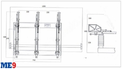 Cầu dao phụ tải 24kV trong nhà hộp dập khí