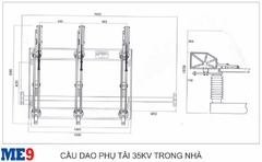 Cầu dao phụ tải 35kV trong nhà hộp dập khí