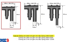 Chống sét van Tplug 24kV (26kV) 10kA