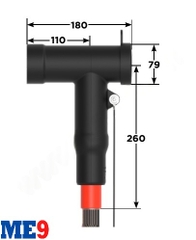 Đầu cáp Tplug 24kV Raychem TE mã RSTI-58XX