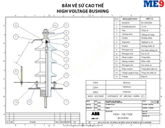 Máy biến áp dầu kiểu kín ABB 35kV