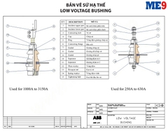 Máy biến áp dầu kiểu kín ABB 22kV
