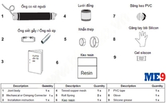 Hộp nối cáp co nguội đổ keo 35 (36) kV hãng Raychem