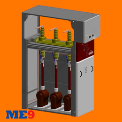 Tủ đo lường điện áp với cầu dao phụ tải BME-03