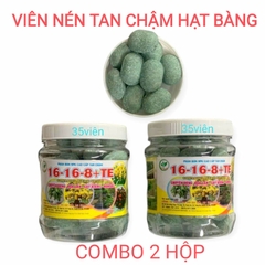 Phân tan chậm hạt bàng 35 viên NPK 16-16-8 dùng cho mọi cây trồng