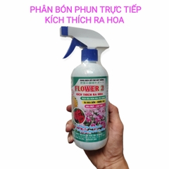 Phân bón phun trực tiếp Flower 2 kích thích ra hoa, 500ml