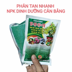 Phân tan nhanh 200g - Npk 17-17-17 dinh dưỡng đầy đủ cho mọi cây trồng