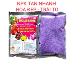 Phân bón npk tan nhanh Toca 15-5-15 + TE ra hoa đẹp, trái to, gói 1 ký