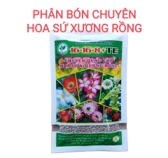 Phân bón gốc chuyên Hoa Sứ, Xương Rồng gói 200gr NPK 16-16-8+TE
