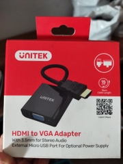 Cáp chuyển cáp HDMI to VGA Unitek Y6333