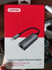 Bộ chuyển đổi USB type C sang LAN Untiek U1312A