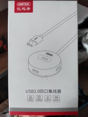 Bộ chia tín hiệu  USB 4 Cổng Chuẩn 2.0 Unitek H200ABK