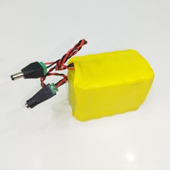 Pin Li-ion 18650 nguyên khối không hộp 12V