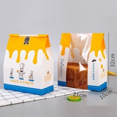 Set 50 Túi Đựng Bánh Mì Hoa Cúc Ngang 21x32x10 cm - Túi Đựng Bánh Mì Nho Dừa, Bánh Mì Ngọt Nhiều Màu {{store}}