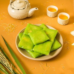[HOT TREND] - Cốm Xanh khô Tây Bắc làm topping trà olong lài cốm. nấu chè cốm, bánh cốm, xôi cốm