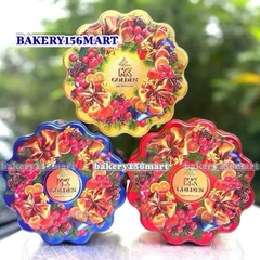 BÁNH KẸO TẾT Socola KK Golden hộp thiếc 88g thiết kế hình vòng nguyệt quế -  {{store}}