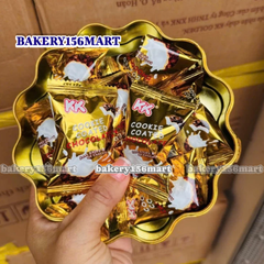 BÁNH KẸO TẾT Socola KK Golden hộp thiếc 88g thiết kế hình vòng nguyệt quế -  {{store}}