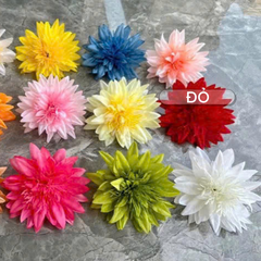 Sét 5 Đầu bông Hoa Cúc Râu - trang trí giỏ quà tết ( sẵn 4 màu như hình)
