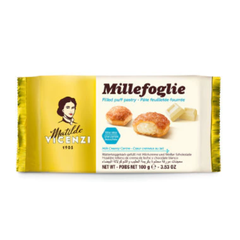Bánh ngàn lớp Puff Pastry Nhân Kem Hạt Dẻ/Cuộn Kem/Phủ Đường Matilde Vicenzi - {{store}}