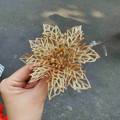 Sỉ 5-20 Đầu Bông Hoa Kép Đồng, Trạng đồng - Trang trí giỏ quà tết, tháp oản -  {{store}}