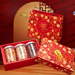 Combo 5 hộp đựng quà tết 3 Hũ 6 Hũ 500ml – Hộp Đựng Mứt Tết – Không Kèm Hũ - {{store}}