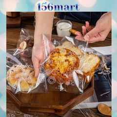 500G -1KG Túi dán Đựng Bánh Mì Ngọt OPP In Hình Có Keo Dán Miệng 15x21cm - {{store}}