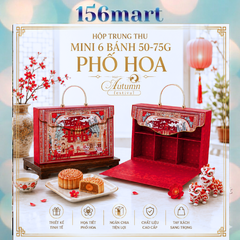 [SIÊU XINH] Hộp Trung Thu Mini Cứng 6 bánh (50g-75g) - PHỐ HOA -  {{store}}