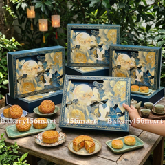 BST Hộp trung thu 4 Bánh / 4 Bánh Trà / 6 Bánh 150g-250g - KIM NGUYỆT ĐOÀN VIÊN - {{store}}