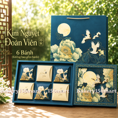BST Hộp trung thu 4 Bánh / 4 Bánh Trà / 6 Bánh 150g-250g - KIM NGUYỆT ĐOÀN VIÊN - {{store}}