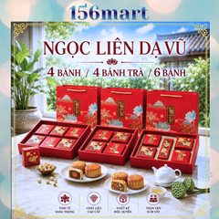BST Hộp trung thu 4 Bánh / 4 Bánh Trà / 6 Bánh 150g-250g - NGỌC LIÊN DẠ VŨ - {{store}}