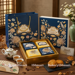 Vỏ Hộp Trung Thu 4 Bánh, Hộp Bánh Nướng, Bánh Dẻo 150g - 250g [ KIM UYỂN ] -  {{store}}